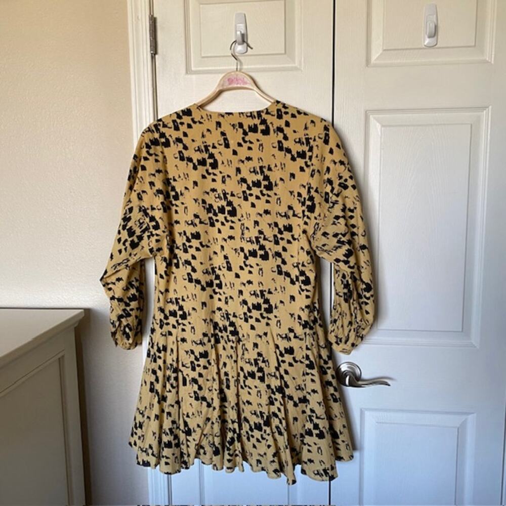Anine Bing Black and Tan Mini Dress - Picture 2 of 10